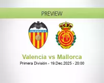 Valencia Mallorca betting prediction (20 December 2025)
