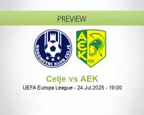 Celje AEK betting prediction (24 July 2025)