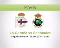 La Coruña Santander betting prediction (25 January 2026)