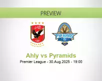 Ahly Pyramids betting prediction (30 August 2025)