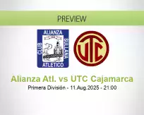 Alianza Atl. UTC Cajamarca betting prediction (11 August 2025)