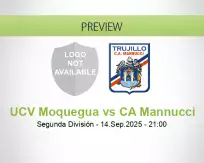 UCV Moquegua CA Mannucci betting prediction (15 September 2025)
