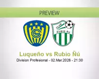Luqueño Rubio Ñú betting prediction (02 March 2026)