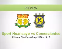 Sport Huancayo Comerciantes betting prediction (05 April 2026)