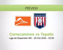 Correcaminos Tapatío betting prediction (25 October 2024)