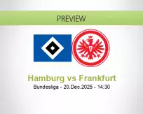 Hamburg Frankfurt betting prediction (20 December 2025)