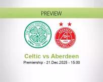 Celtic Aberdeen betting prediction (21 December 2025)