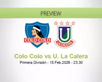 Colo Colo U. La Calera betting prediction (16 February 2026)