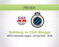 Salzburg vs Club Brugge
