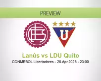 Lanús vs LDU Quito