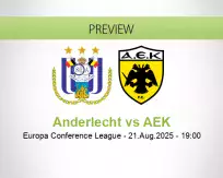 Anderlecht AEK betting prediction (21 August 2025)
