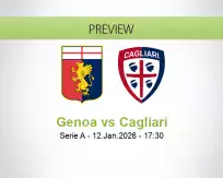 Genoa Cagliari betting prediction (12 January 2026)