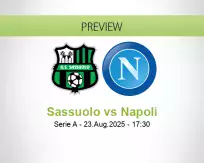 Sassuolo Napoli betting prediction (23 August 2025)