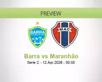 Barra Maranhão betting prediction (12 April 2026)