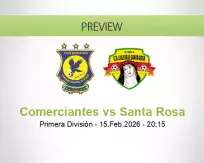 Comerciantes vs Santa Rosa