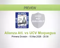 Alianza Atl. vs UCV Moquegua
