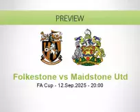 Folkestone Maidstone Utd betting prediction (12 September 2025)