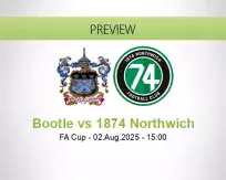 Bootle 1874 Northwich betting prediction (02 August 2025)