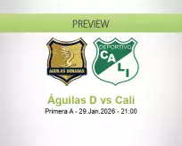 Águilas D Cali betting prediction (29 January 2026)