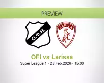 OFI Larissa betting prediction (28 February 2026)
