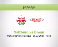 Salzburg Brann betting prediction (31 July 2025)