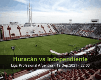 Huracán Independiente betting prediction (19 September 2021)