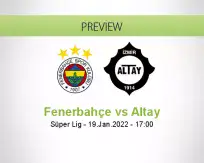 Fenerbahçe Altay betting prediction (19 January 2022)