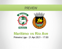 Marítimo Rio Ave betting prediction (21 April 2021)