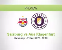 Salzburg Aus Klagenfurt betting prediction (21 May 2022)