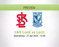 ŁKS Łódź Lech betting prediction (21 April 2024)