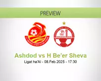 Ashdod H Be'er Sheva betting prediction (08 February 2025)