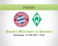 Bayern München Bremen betting prediction (07 February 2025)