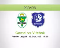 Gomel Vitebsk betting prediction (15 September 2025)