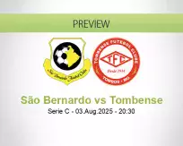São Bernardo Tombense betting prediction (03 August 2025)