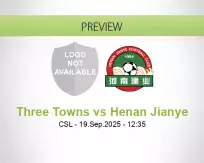 Three Towns vs Henan Jianye