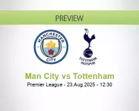 Man City Tottenham betting prediction (23 August 2025)