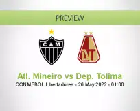Atl. Mineiro vs Dep. Tolima