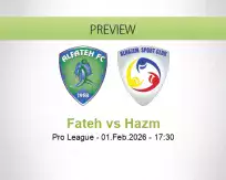 Fateh Hazm betting prediction (01 February 2026)