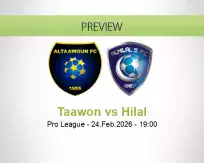 Taawon vs Hilal