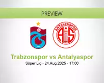 Trabzonspor Antalyaspor betting prediction (24 August 2025)