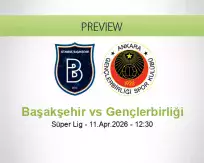 Başakşehir Gençlerbirliği betting prediction (11 April 2026)