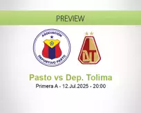 Pasto Dep. Tolima betting prediction (13 July 2025)