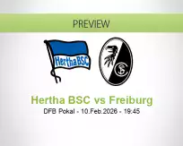 Hertha BSC Freiburg betting prediction (11 February 2026)