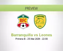 Barranquilla vs Leones