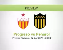 Progreso Peñarol betting prediction (04 April 2026)
