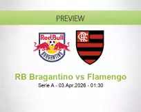 RB Bragantino Flamengo betting prediction (03 April 2026)