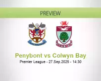 Penybont Colwyn Bay betting prediction (27 September 2025)