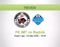FK IMT vs Radnik