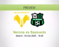 Verona Sassuolo betting prediction (03 October 2025)