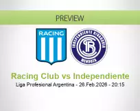 Racing Club vs Independiente